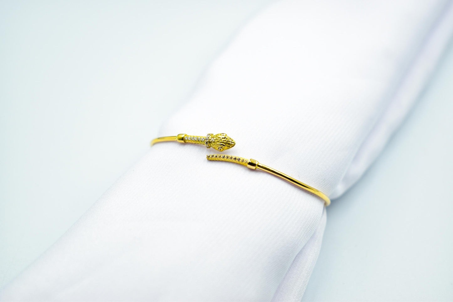 14K Snake Bangle,Snake Gold Bangle Bracelet,Adjustable Animal Gold Bangle,Chinese Clendar Animal Bangle,Snake Handcrafted Serpent Bangle