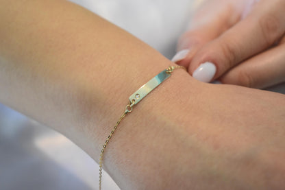 Χειροποίητη Ταυτότητα με Ζιργκόν Κ14