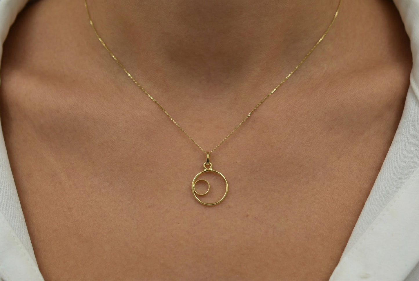 Κολιέ Διπλός Κύκλος Κ14