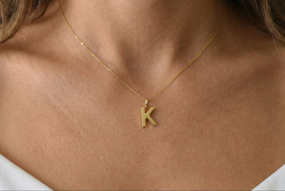 Κολιέ με Κ Μονόγραμμα Κ14