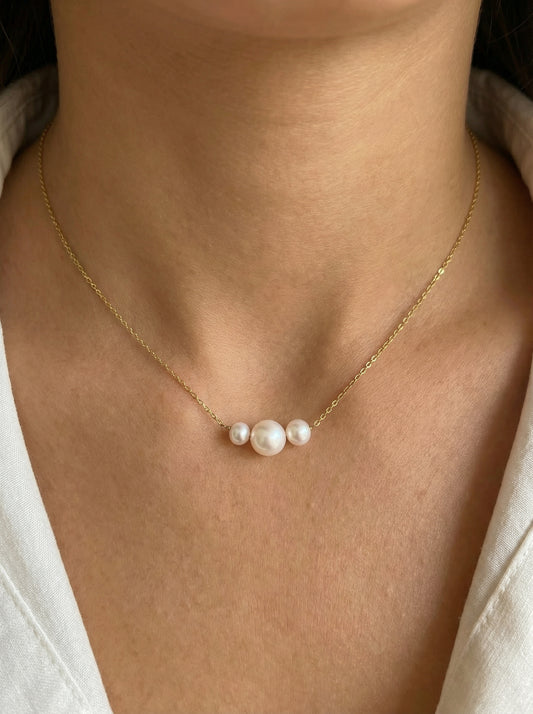 Κολιέ Μαργαριτάρι Σύννεφο Κ9 / Κ14