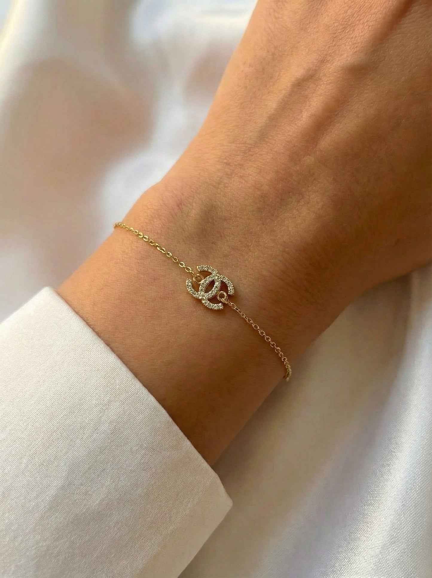 Βραχιόλι Λεπτό C Zircon Κ14