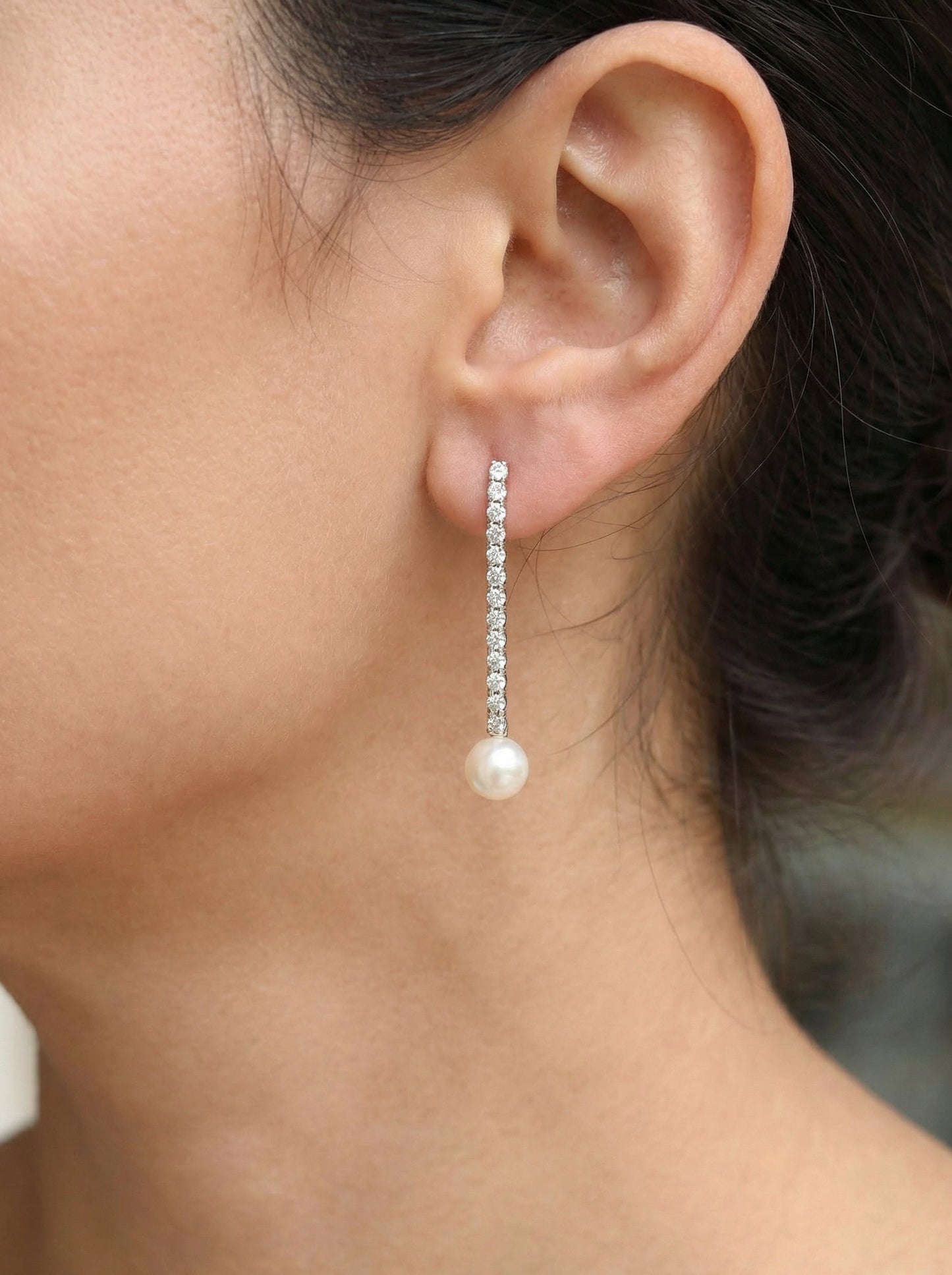 Σκουλαρίκια Μαργαριτάρι Κ14