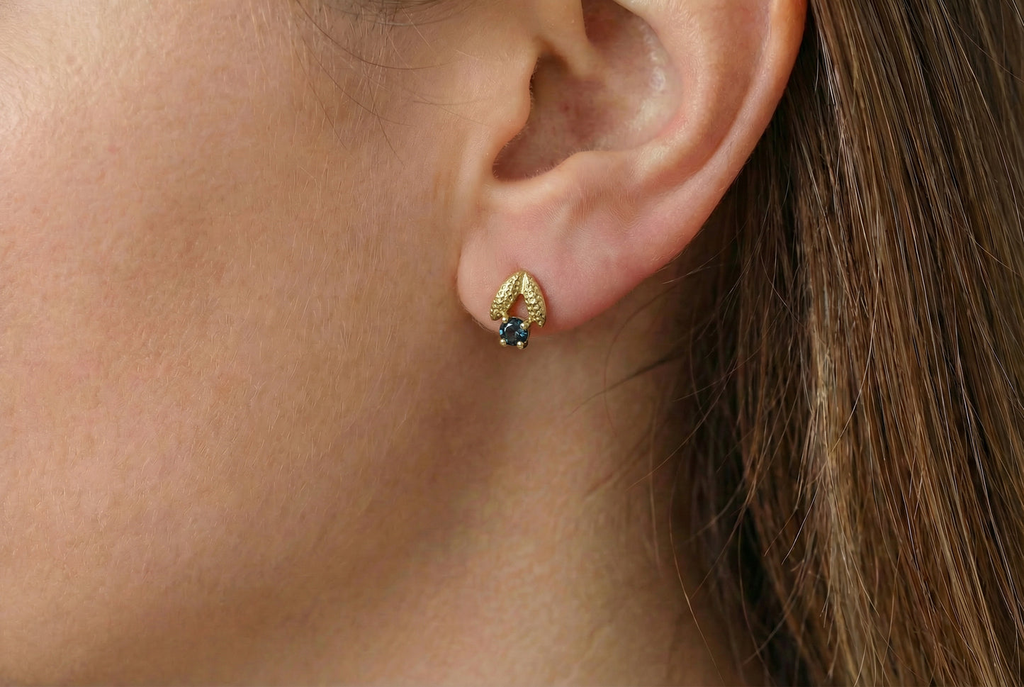 Μικρά Σκουλαρίκια Φύλλο Κ14